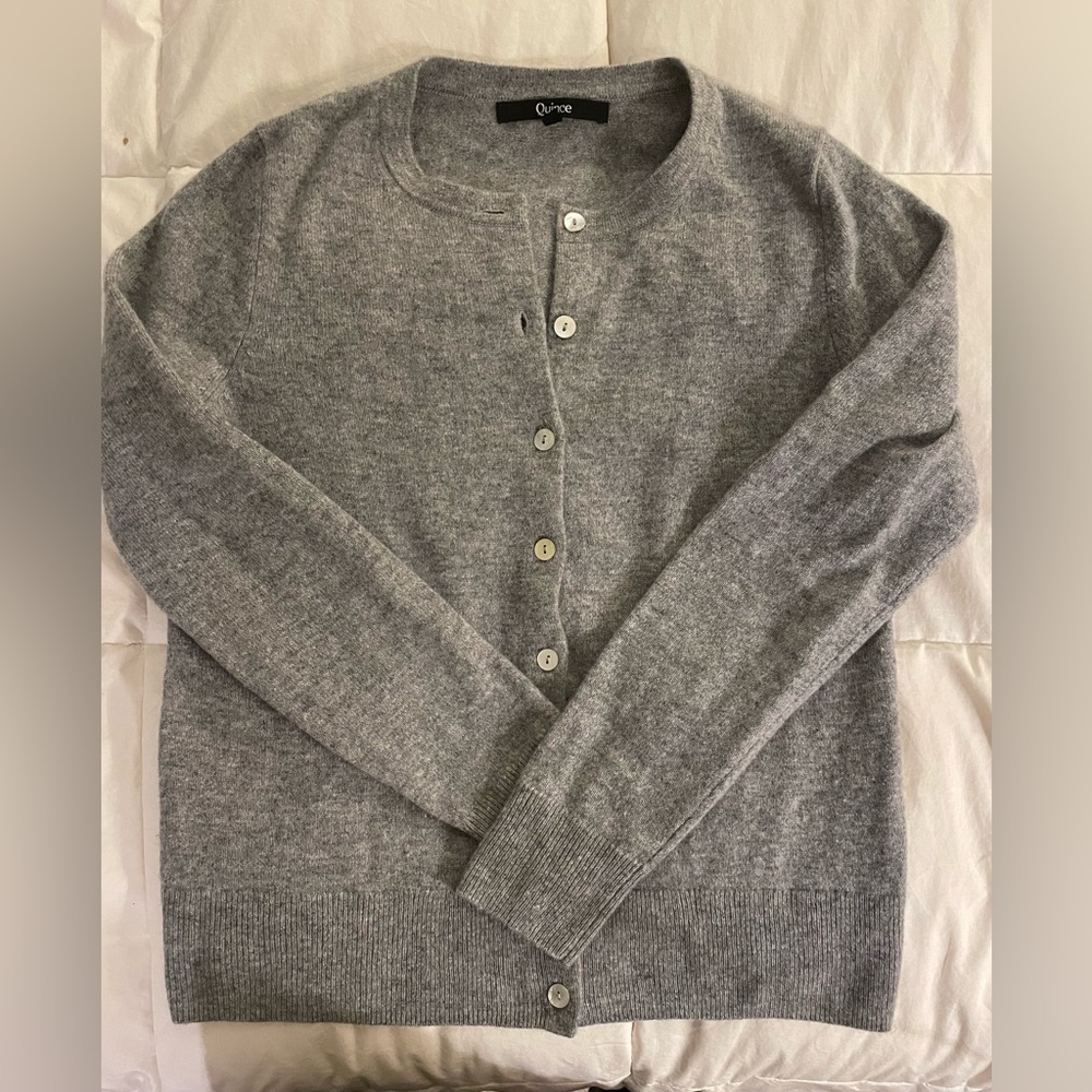 Quince cashmere cardigan